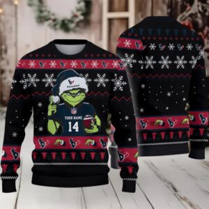Houston Texans Custom Christmas Ugly Sweater