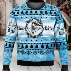 Hug Life Olaf Ugly Christmas Sweater