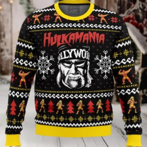 Hulkamania Hulk Hogan Ugly Christmas Sweater