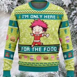 I’m Only Here For The Food Food Wars Ugly Christmas Sweater