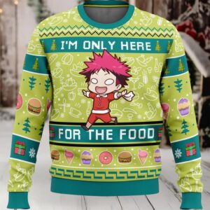 I’m Only Here For The Food Food Wars Ugly Christmas Sweater