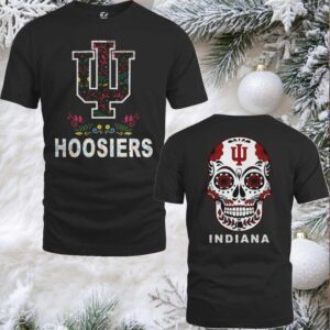 Indiana Hoosiers College Football Dia De Los Muertos T Shirt