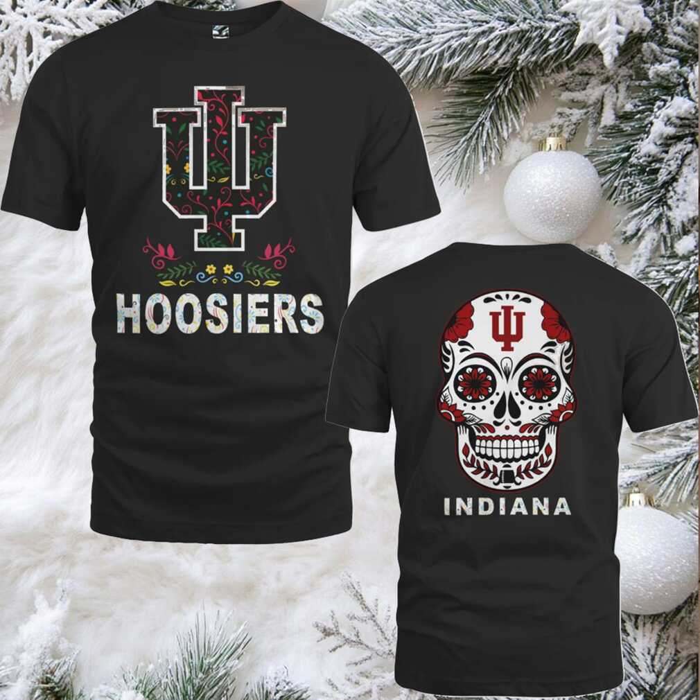 Indiana Hoosiers College Football Dia De Los Muertos T Shirt Indiana Hoosiers College Football Dia De Los Muertos T Shirt