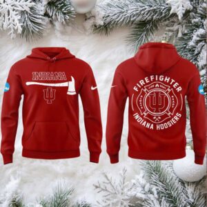 Indiana Hoosiers Firefighter 2025 Appreciation For Fire Dept Hoodie T Shirt