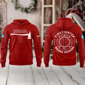 Indiana Hoosiers Firefighter 2025 Appreciation For Fire Dept Hoodie T Shirt