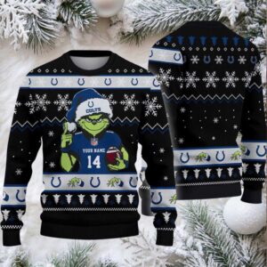 Indianapolis Colts Custom Christmas Ugly Sweater