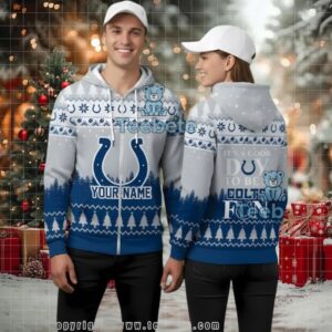 Indianapolis Colts Its A Good Day To Be A Colts Fan Ugly Christmas 3D Hoodie