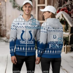 Indianapolis Colts Its A Good Day To Be A Colts Fan Ugly Christmas 3D Hoodie