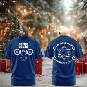 Indianapolis Colts Law Enforcement 2025 Honor Duty Police Officer shirt