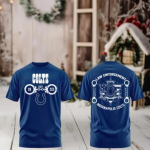 Indianapolis Colts Law Enforcement 2025 Honor Duty Police Officer shirt
