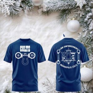 Indianapolis Colts Law Enforcement 2025 Honor Duty Police Officer shirt