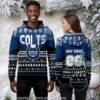 Indianapolis Colts Christmas Tree Pattern Snoopy Ugly Christmas 3D Hoodie Indianapolis Colts Christmas Tree Pattern Snoopy Ugly Christmas 3D Hoodie