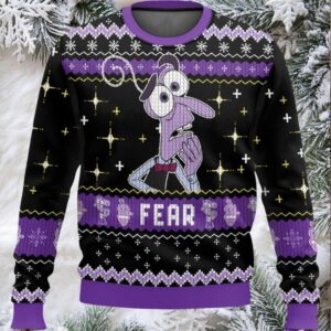 Inside Out – Fear – Ugly Christmas Sweater