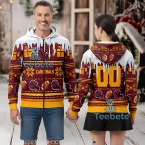 Personalized Arizona Cardinals Skyline Ugly 3D Hoodie Youth Personalized Arizona Cardinals Skyline Ugly 3D Hoodie Youth