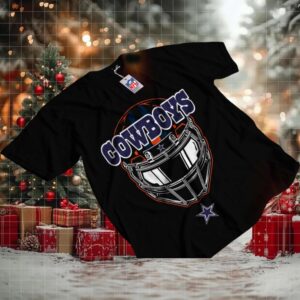 Dallas Cowboys Helmet and Wordmark T Shirt