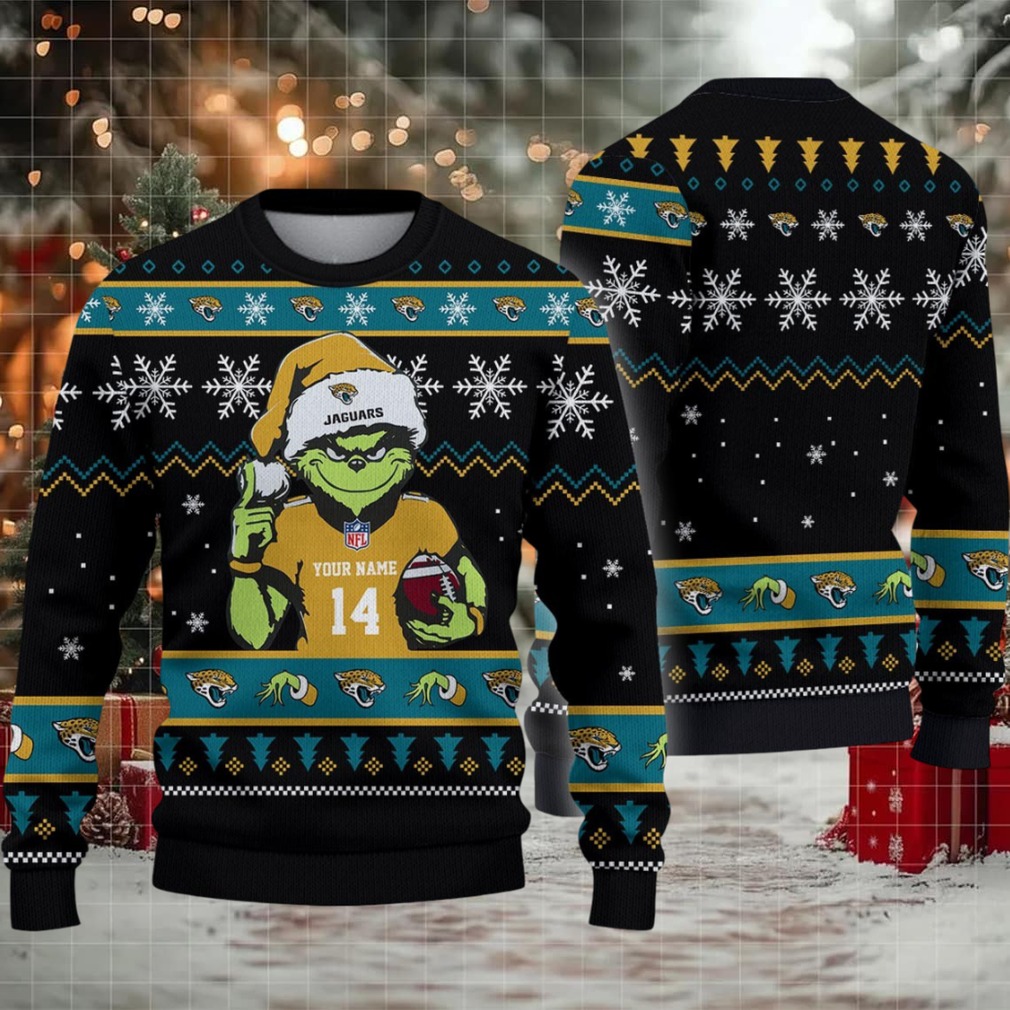 Jacksonville Jaguars Custom Christmas Ugly Sweater Jacksonville Jaguars Custom Christmas Ugly Sweater