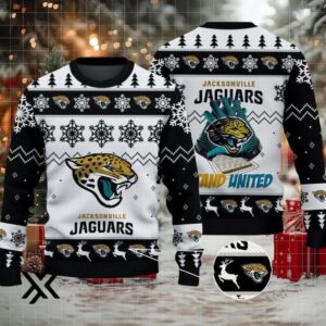 Jacksonville Jaguars Ugly Christmas Sweater 2025 X7LG2QJJP