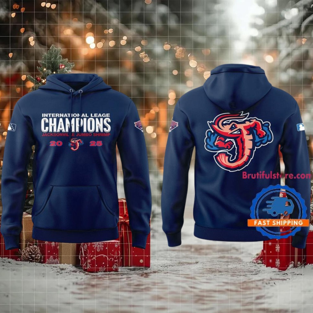 Jacksonville Jumbo Shrimp 2025 International League Champions New Hoodie