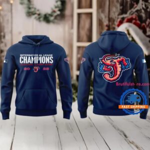 Jacksonville Jumbo Shrimp 2025 International League Champions New Hoodie