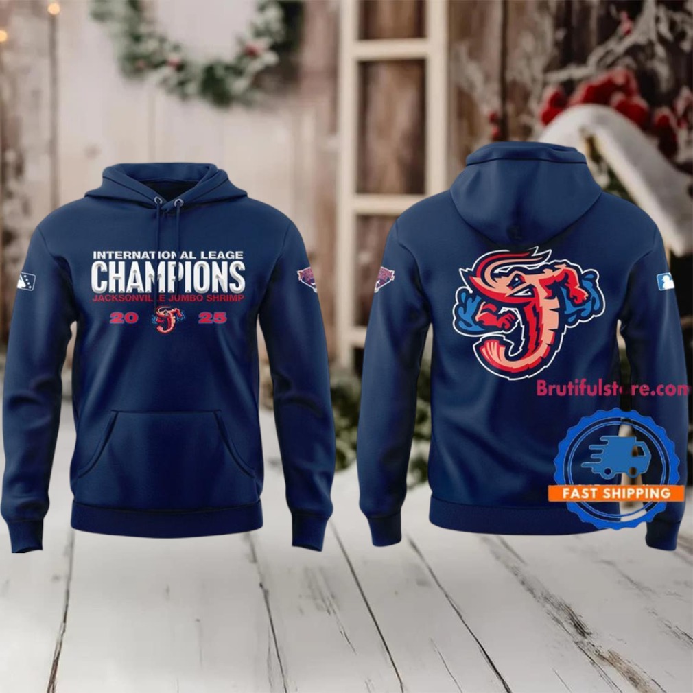 Jacksonville Jumbo Shrimp 2025 International League Champions New Hoodie