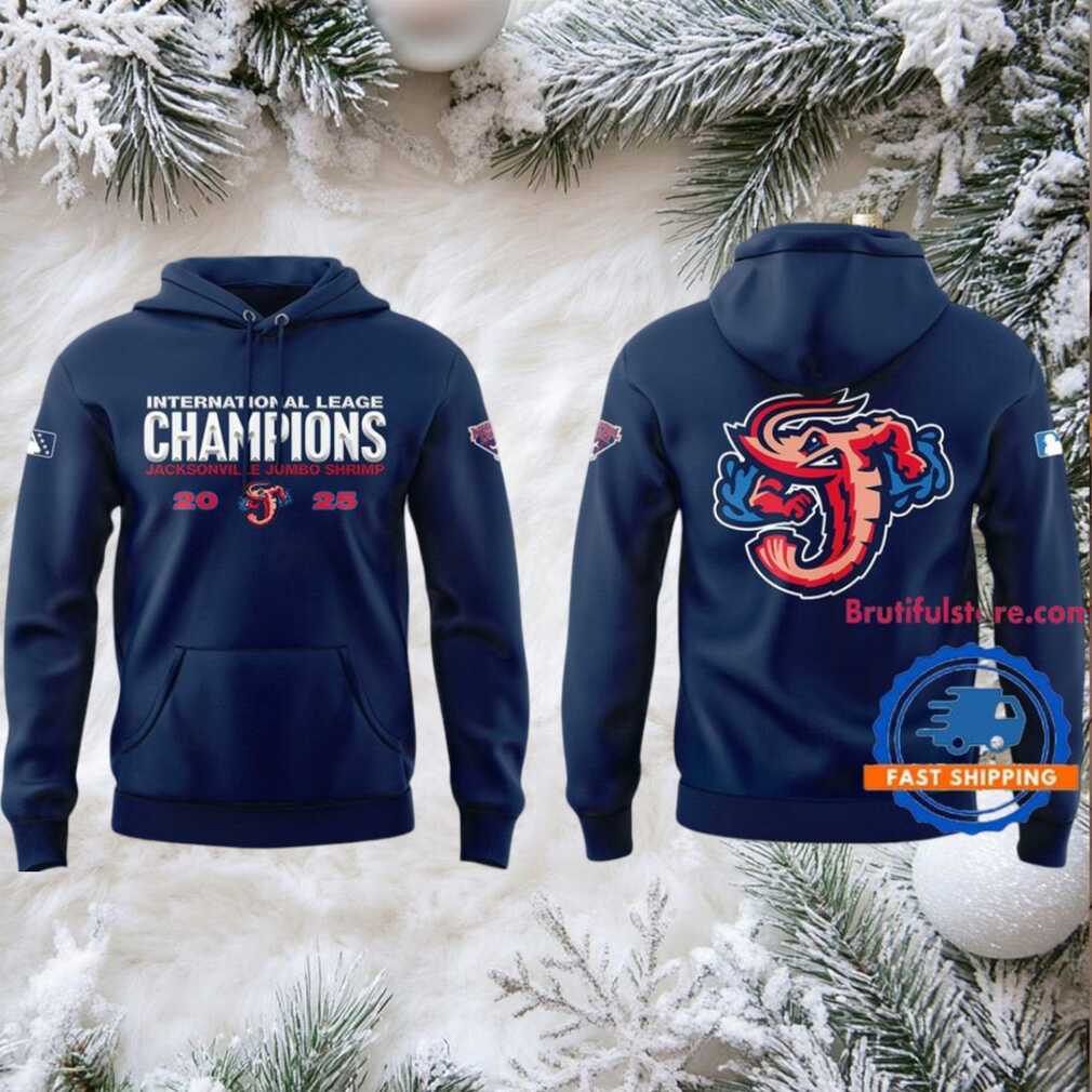 Jacksonville Jumbo Shrimp 2025 International League Champions New Hoodie Jacksonville Jumbo Shrimp 2025 International League Champions New Hoodie