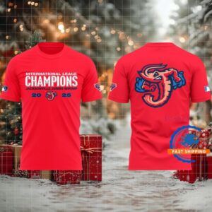Jacksonville Jumbo Shrimp 2025 International League Champions T Shirt
