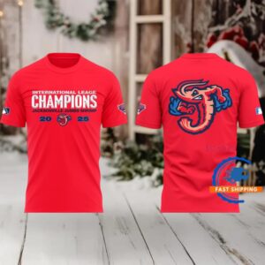Jacksonville Jumbo Shrimp 2025 International League Champions T Shirt