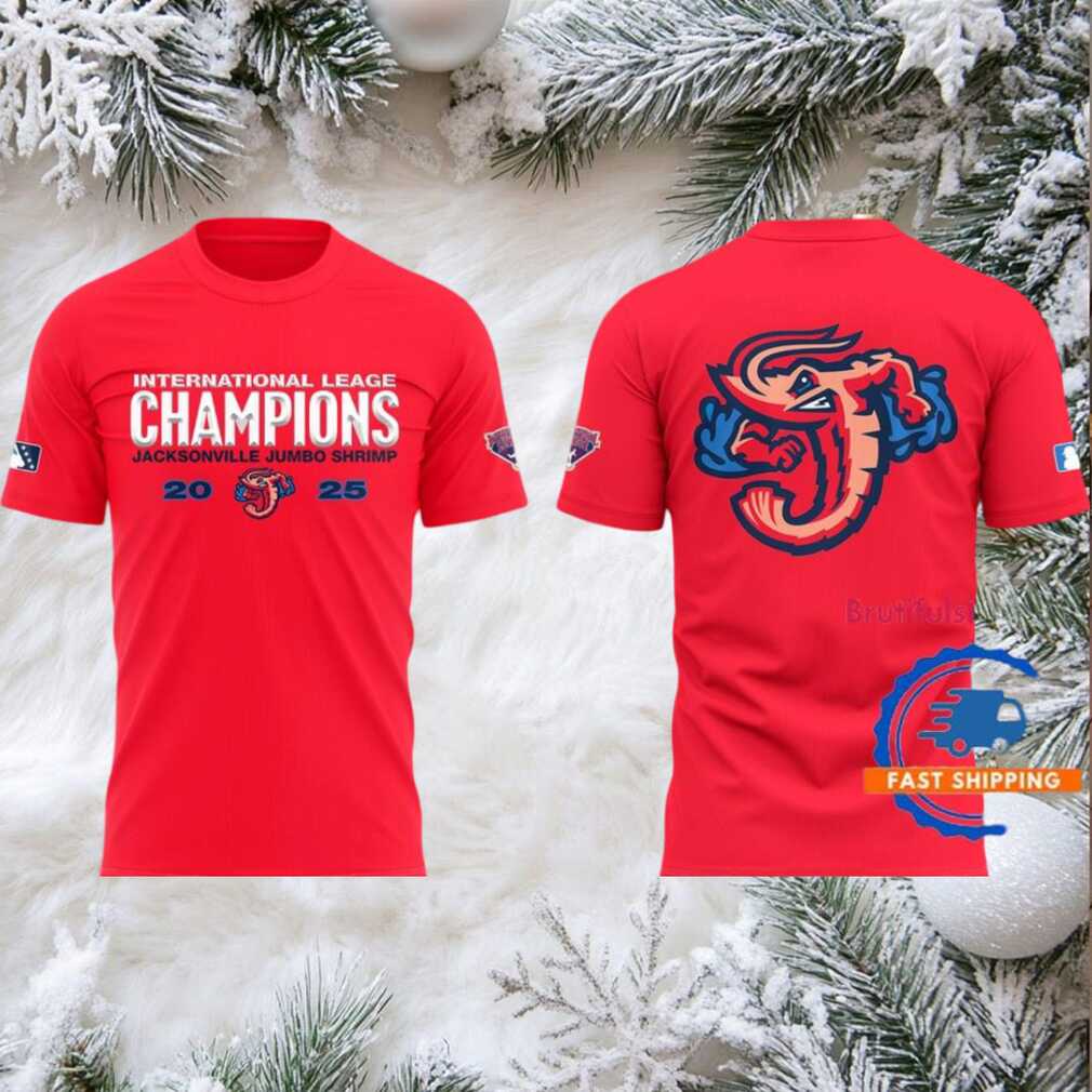 Jacksonville Jumbo Shrimp 2025 International League Champions T Shirt Jacksonville Jumbo Shrimp 2025 International League Champions T Shirt