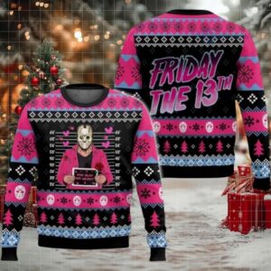 Jason Voorhees Friday The 13th You May Slay My Heart Ugly Christmas Sweater
