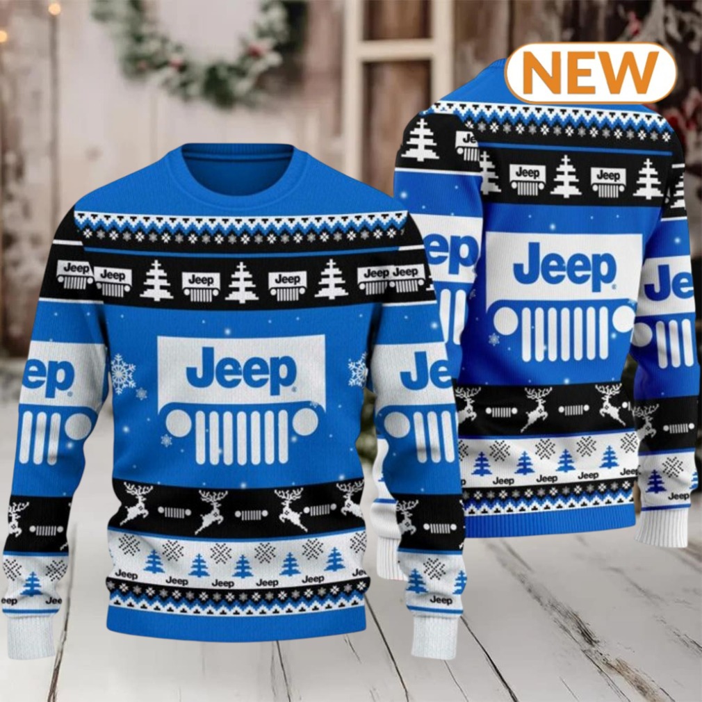 Jeep 2025 Christmas Blue Ugly Sweater Jeep 2025 Christmas Blue Ugly Sweater