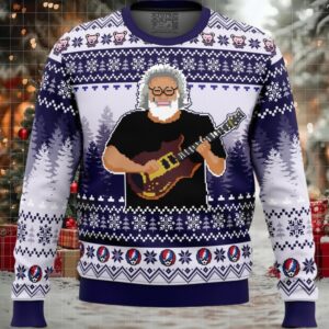 Jerry Garcia Grateful Dead Ugly Christmas Sweater