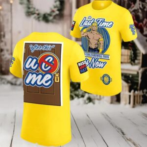 John Cena WWE Crown Jewel 2025 T Shirt – ‘Last Time Is Now’ Farewell Tour Yellow Tee