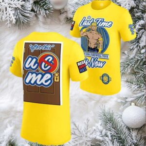 John Cena WWE Crown Jewel 2025 T Shirt – ‘Last Time Is Now’ Farewell Tour Yellow Tee