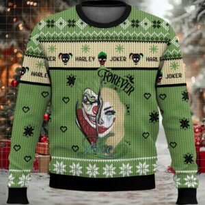 Joker X Harley Quinn Ugly Christmas Sweater