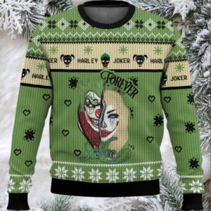 Joker X Harley Quinn Ugly Christmas Sweater