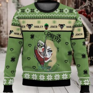 Joker X Harley Quinn Ugly Christmas Sweater