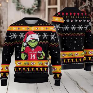 Kansas City Chiefs Custom Christmas Ugly Sweater
