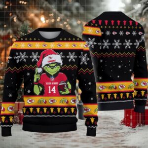 Kansas City Chiefs Custom Christmas Ugly Sweater