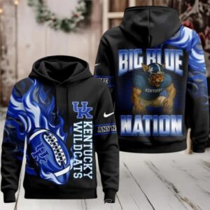 Kentucky Wildcats Ncaa Victory Flame Personalized Hoodie