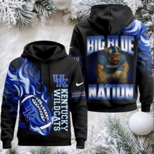 Kentucky Wildcats Ncaa Victory Flame Personalized Hoodie