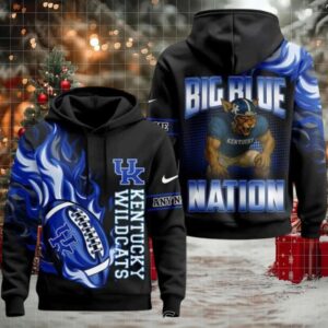 Kentucky Wildcats Ncaa Victory Flame Personalized Hoodie