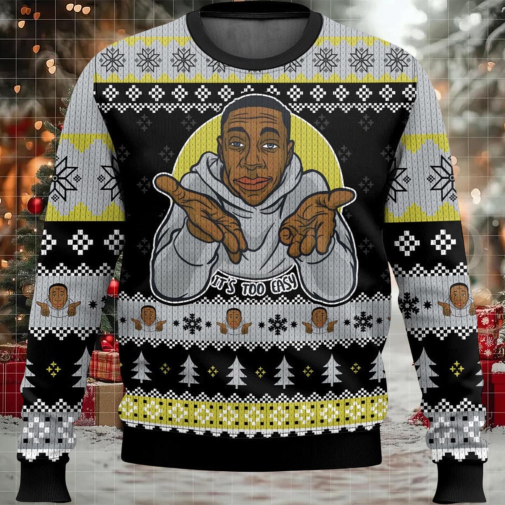 Khaby Lame It’s Too Easy Ugly Christmas Sweater