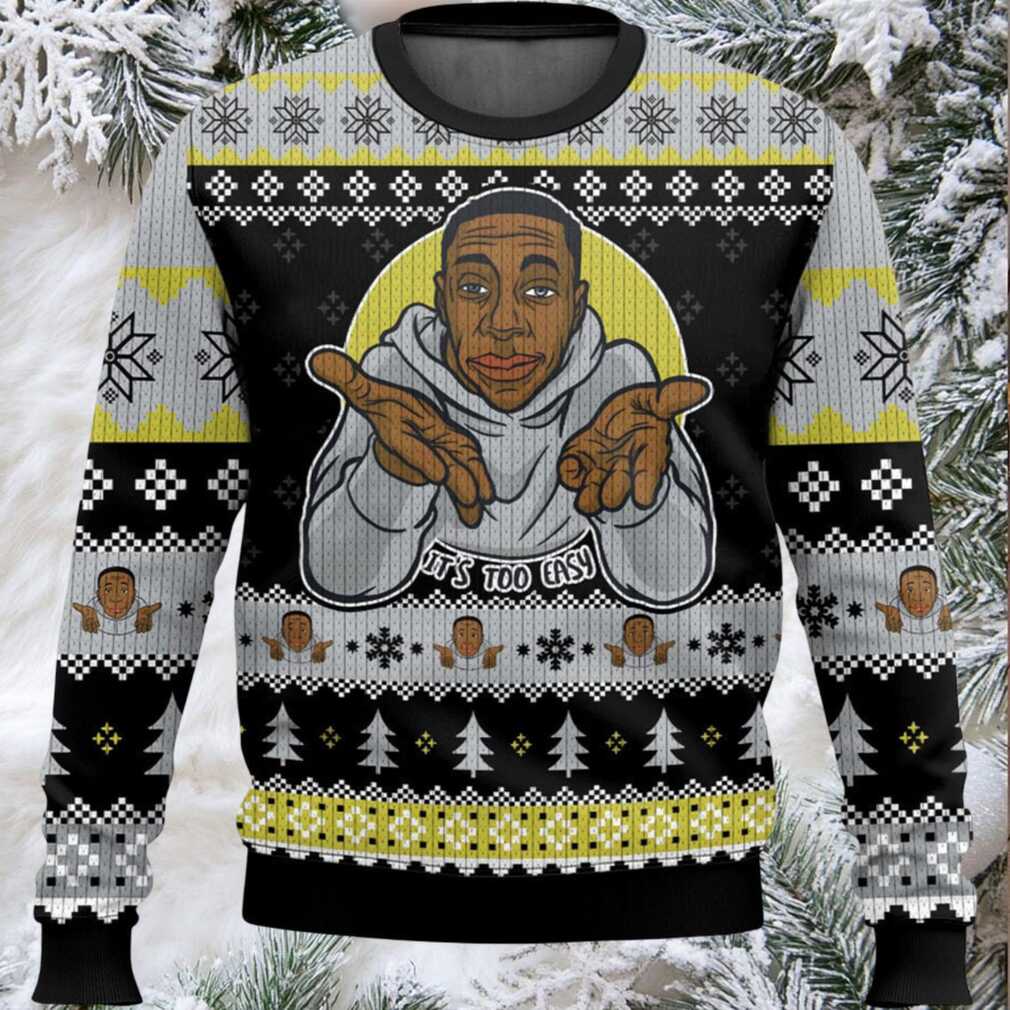 Khaby Lame It’s Too Easy Ugly Christmas Sweater