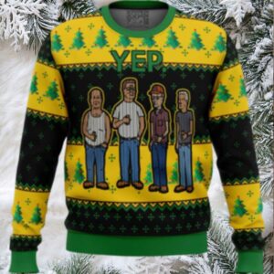 King of the Hill Yep Ugly Christmas Sweater