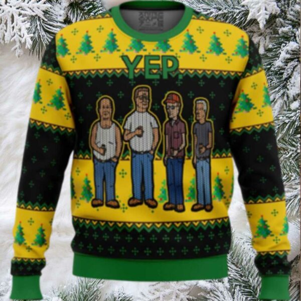 King of the Hill Yep Ugly Christmas Sweater