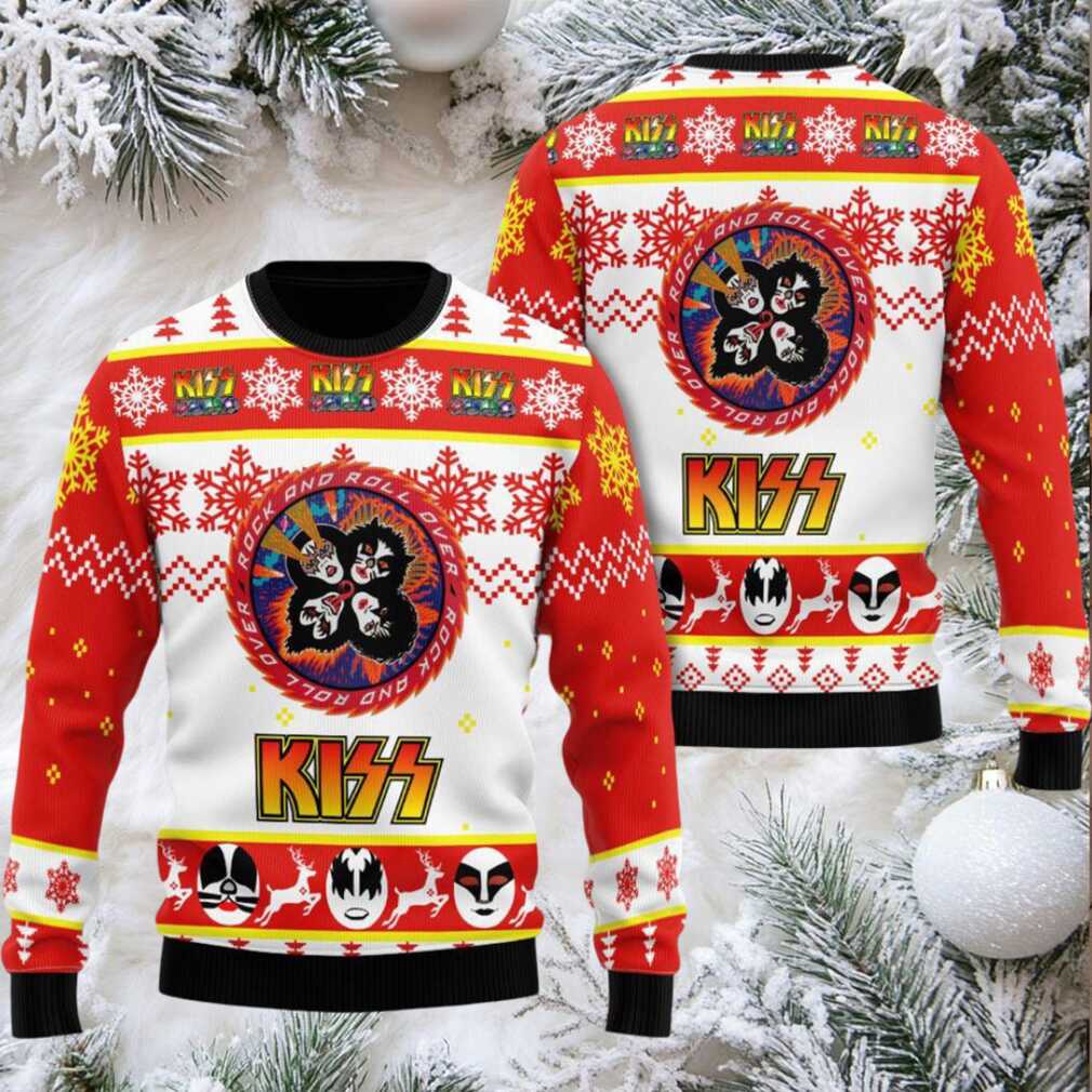 Kiss Band 3D Ugly Sweater Christmas For Fans Kiss Band 3D Ugly Sweater Christmas For Fans