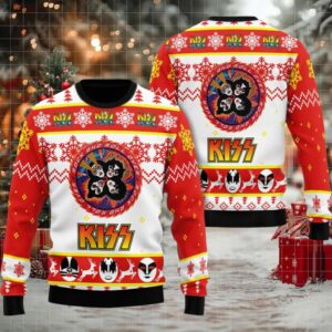 Kiss Band 3D Ugly Sweater Christmas For Fans