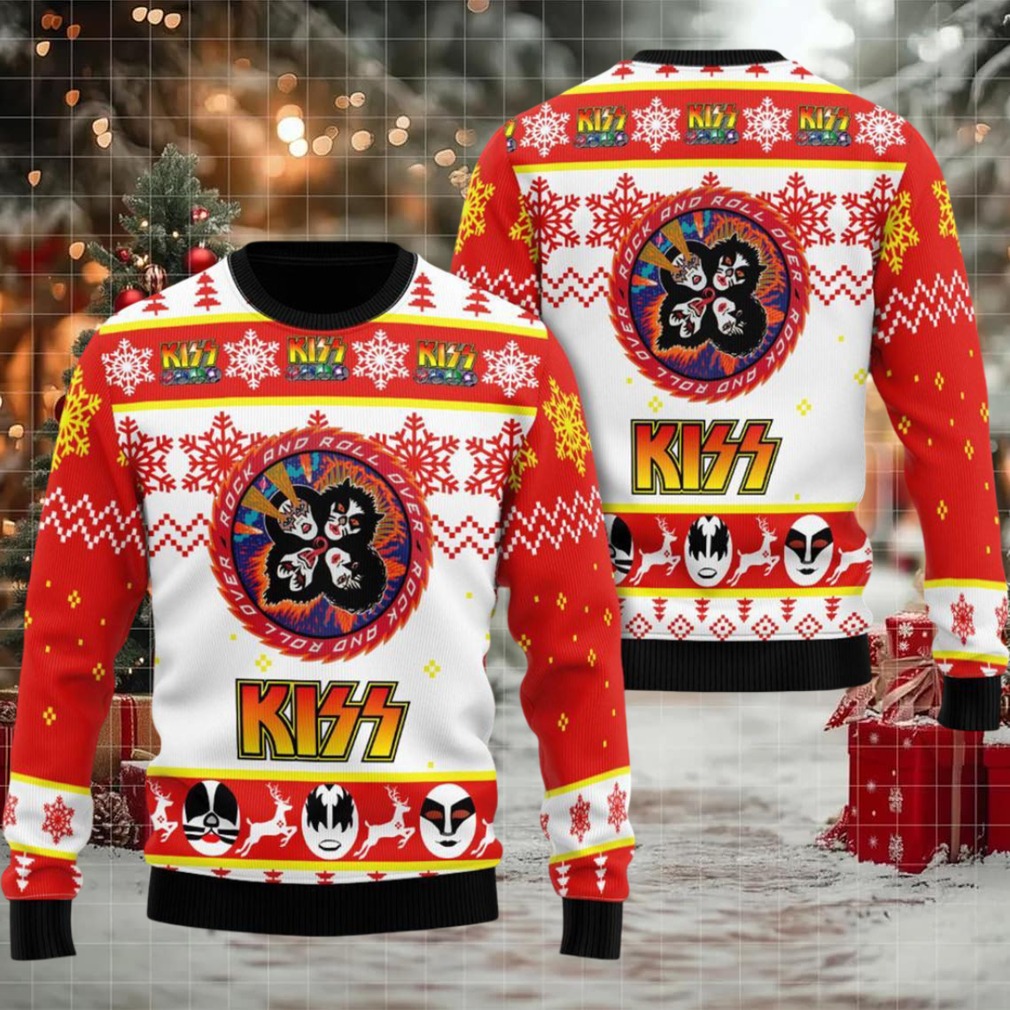 Kiss Band 3D Ugly Sweater Christmas For Fans Kiss Band 3D Ugly Sweater Christmas For Fans