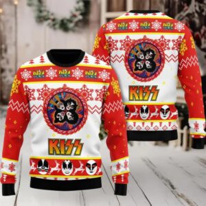 Kiss Band 3D Ugly Sweater Christmas For Fans