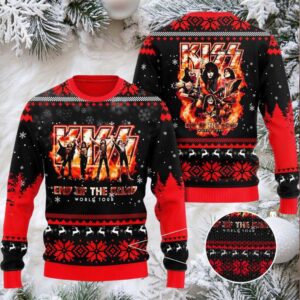 Kiss Band 3D Ugly Sweater For Fans
